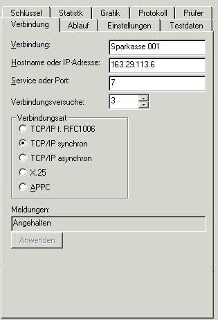Rechte Bildschirm-Maske/Registerkarten MC-LAST