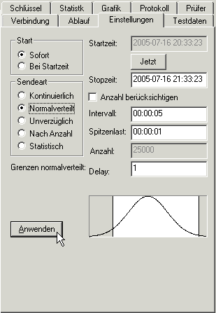 Registerkarte Einstellungen
