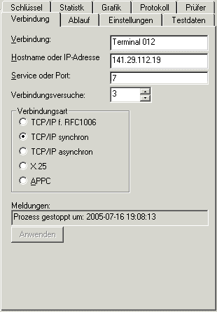 Registerkarte-Verbindungen