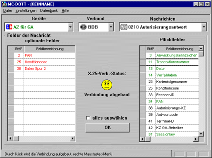 Interaktive Bearbeitung der BMP-Positionen